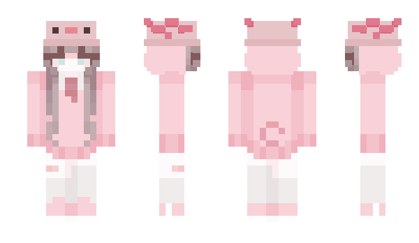 Minecraft skin CatGirlMusicRune