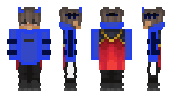 Minecraft skin Zasqer