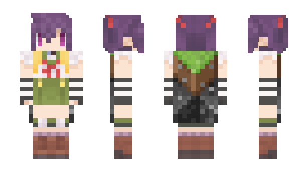 Minecraft skin kurumiS