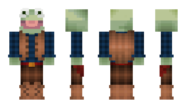 Minecraft skin kremitfrogg