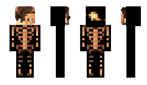 Minecraft skin JustThreeper