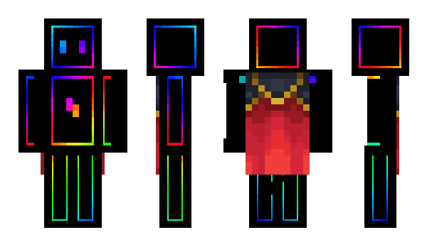 Minecraft skin CuboRGB