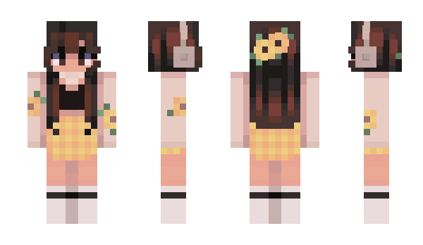 Minecraft skin Anusk