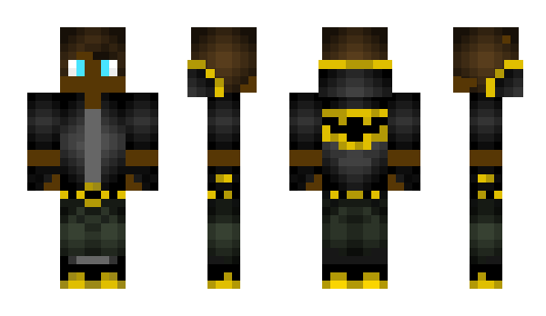Minecraft skin BlackBatman12