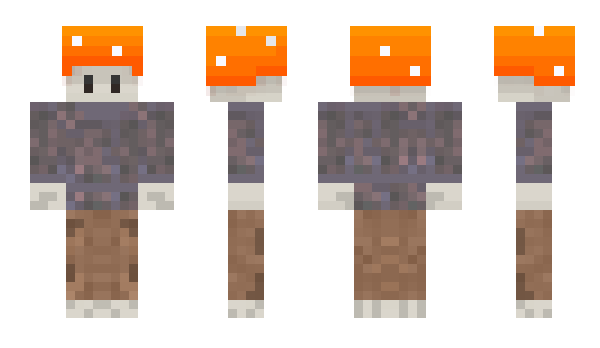 Minecraft skin OrangeMushroom