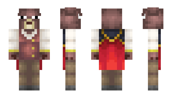 Minecraft skin Bearslow