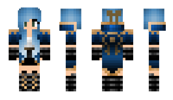 Minecraft skin Nekana