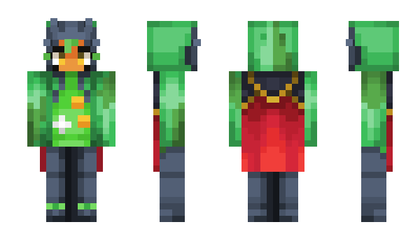 Minecraft skin QuinnyTwice