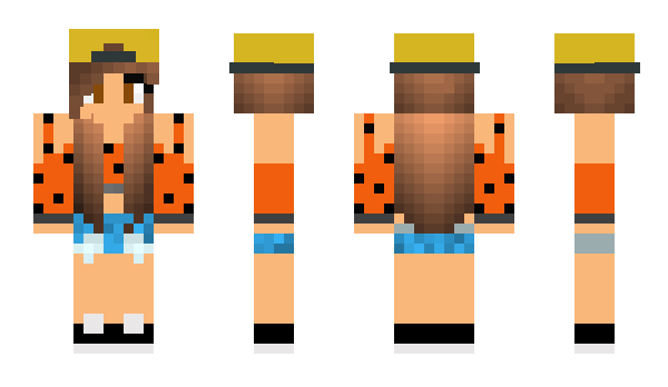 Minecraft skin Gepardin