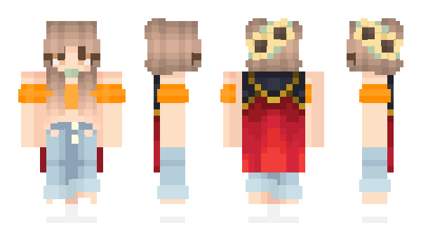 Minecraft скін по ніку Lunaria_20