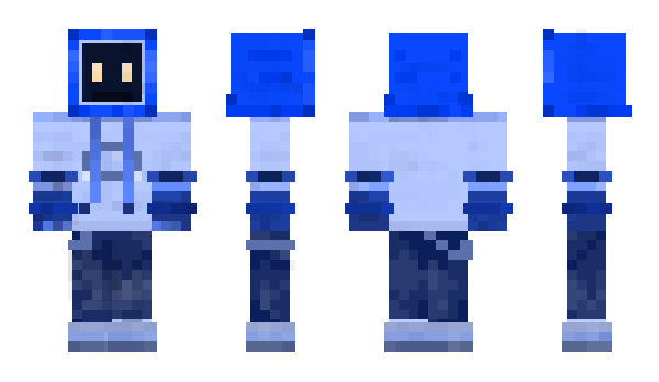 Minecraft skin Blue_end25