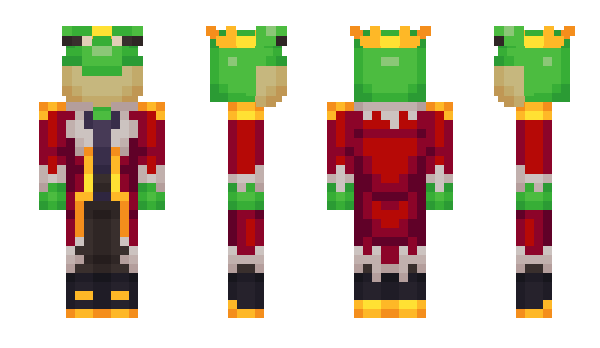 Minecraft skin Frogr