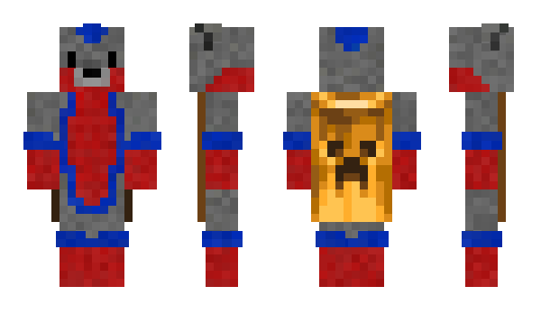 Minecraft skin CobaltWolfy