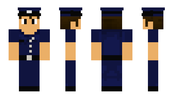 Minecraft skin Polizist