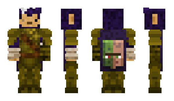 Minecraft skin CheesBurgerHead