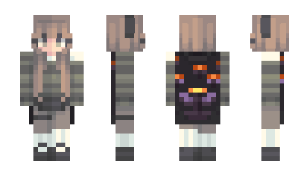 Minecraft skin Groundon