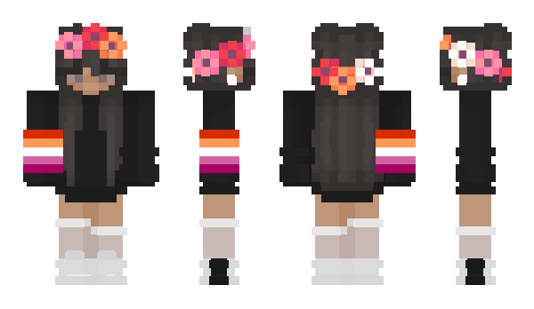 Minecraft скин по нику I_Like_GirlInRed