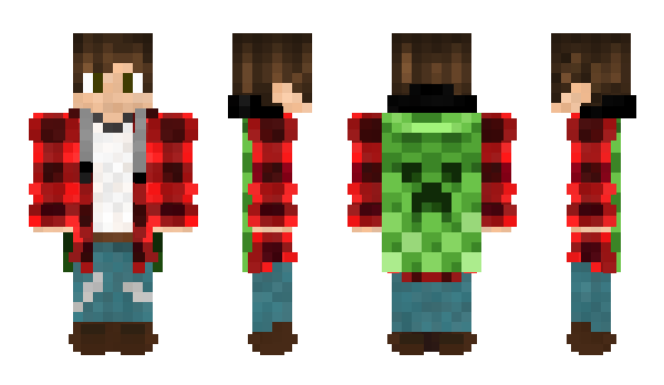 Minecraft скін по ніку Wolker