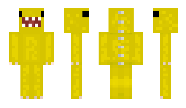 Minecraft skin YellowDinosaur