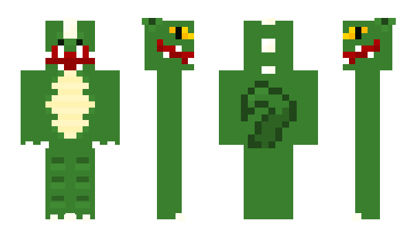 Minecraft skin Pyrodile