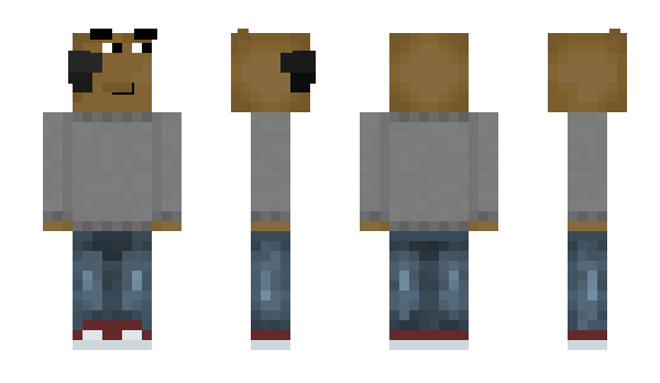 Minecraft skin EinfachHoodie