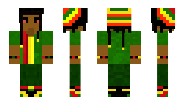 Minecraft скин по нику SilverWeedJamaic