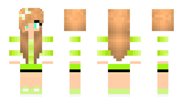 Minecraft skin Melaniene