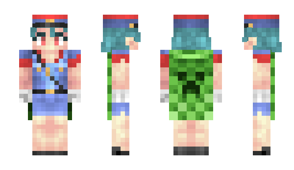 Minecraft скин по нику OfficerJenny
