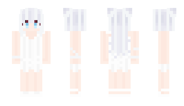 Minecraft skin WhiteDress