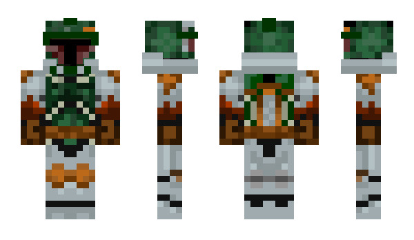 Minecraft skin Boba_Fett_