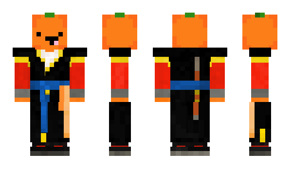 Minecraft skin OrangeF