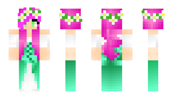 Minecraft skin Luna_Luu