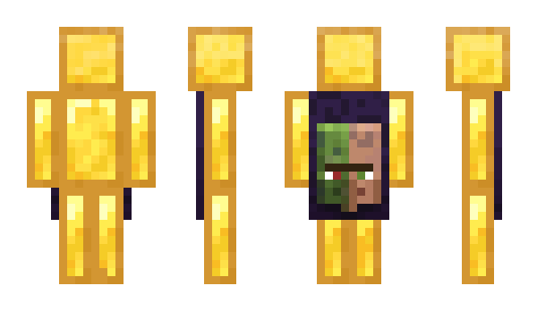 Minecraft skin GoldenAcquired