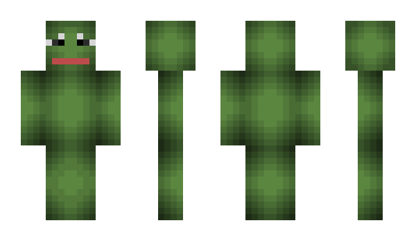 Minecraft skin AngryPepe