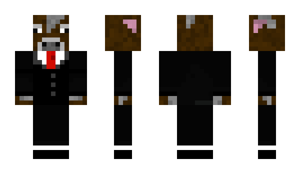 Minecraft skin TheCampingCow