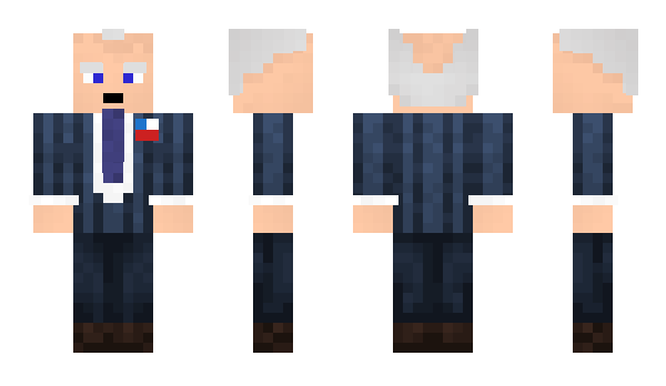 Minecraft skin Presidentx