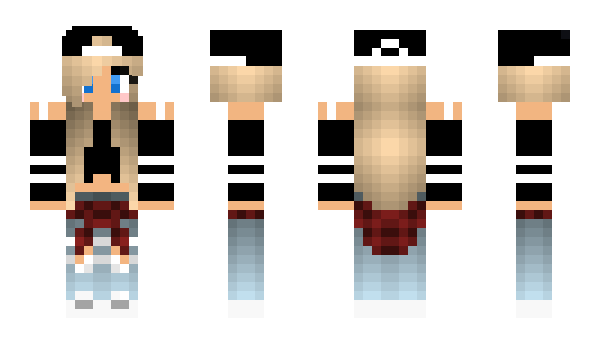 Minecraft skin JustADemon