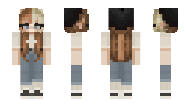 Minecraft skin kvitecko