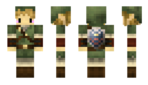 Minecraft skin Elsha