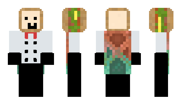Minecraft скин по нику Chef_Sandwich