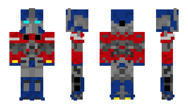 Minecraft skin optimusprime90