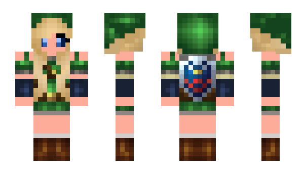 Minecraft skin Frau_Leslie