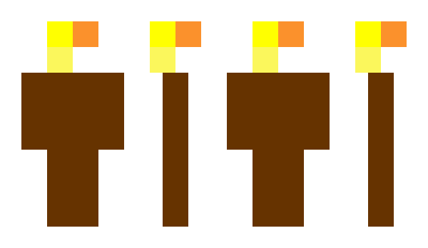 Minecraft skin DualTorch