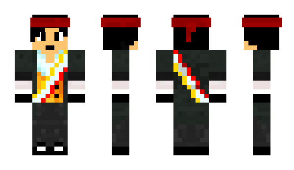 Minecraft skin LeCaptHaine