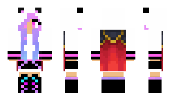 Minecraft skin PandaRena