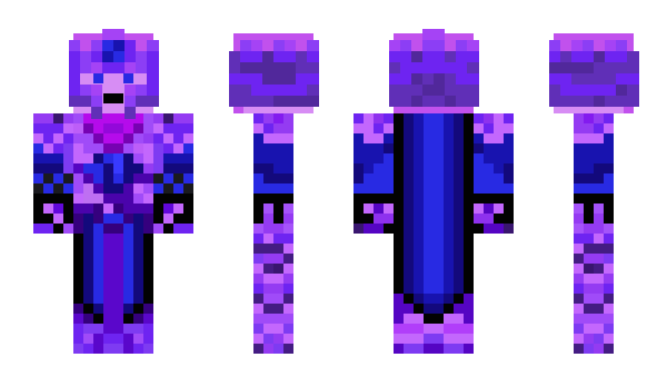 Minecraft skin purpledemon