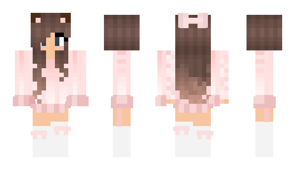Minecraft skin Girl_Gamerin