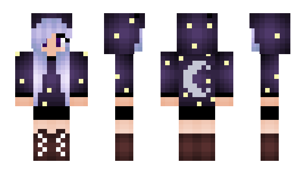 Minecraft skin Moon_Girl