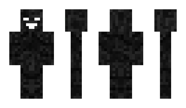 Minecraft skin CoalBlock