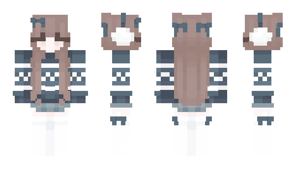 Minecraft skin _PoppedByAmelka_